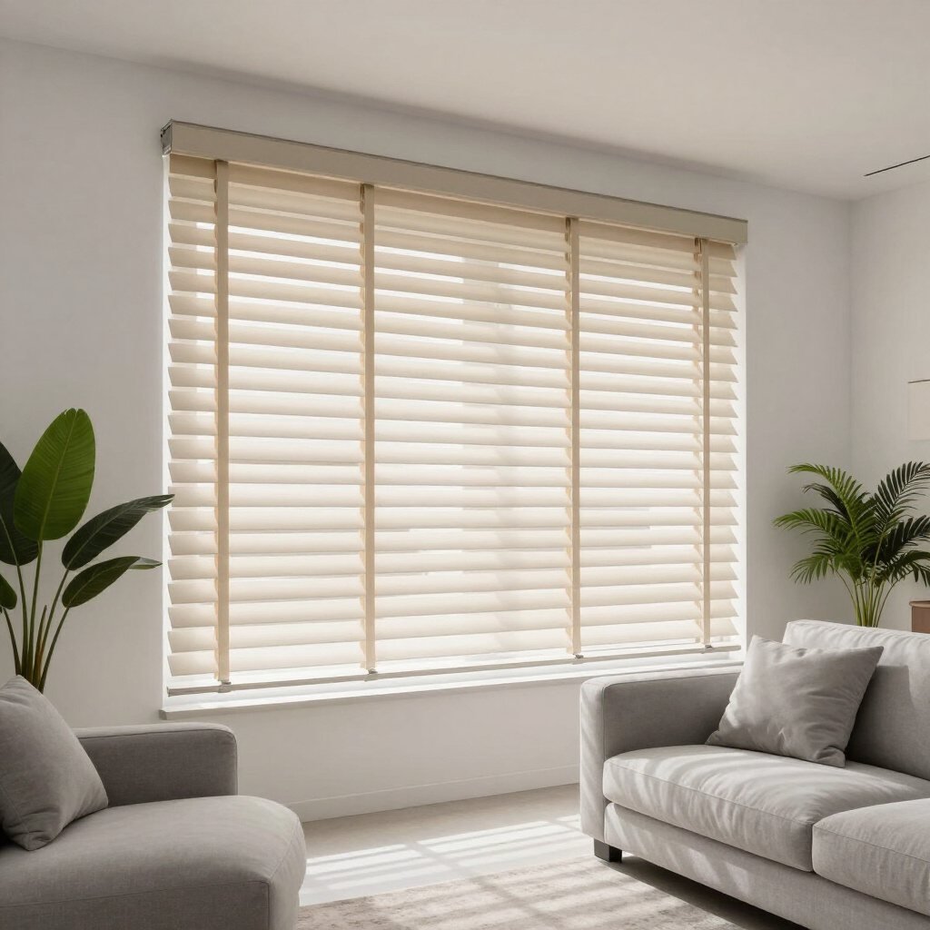 Custom blinds in a modern Sydney living room